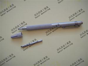 可换头笔式划针-可换头笔式划线针-笔头可换划针